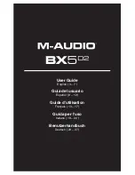 Предварительный просмотр 1 страницы M-Audio BX5 D2 User Manual