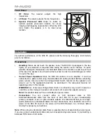 Предварительный просмотр 4 страницы M-Audio BX5 D3 User Manual