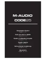 Preview for 1 page of M-Audio CODE 25 Quick Start Manual