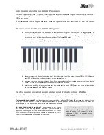 Preview for 11 page of M-Audio Controller MIDI USB Wireless MidAir 25/37 Manuale Dell'Utente