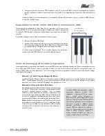 Preview for 13 page of M-Audio Controller MIDI USB Wireless MidAir 25/37 Manuale Dell'Utente