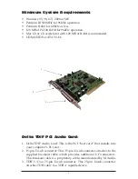 Preview for 4 page of M-Audio Delta TDIF Manual