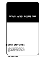 Preview for 1 page of M-Audio DRUM AND BASS RIG (German) Kurzanleitung