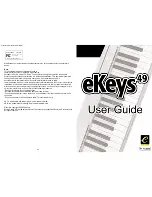 M-Audio eKeys49 User Manual preview