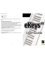 Preview for 1 page of M-Audio eKeys49 User Manual