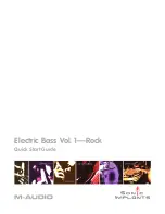 M-Audio Electric Bass Vol. 1—Rock Quick Start Manual preview