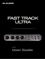 M-Audio Fast Track Ultra User Manual preview