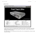 Предварительный просмотр 16 страницы M-Audio Fast Track Ultra User Manual