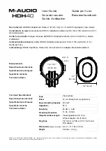 M-Audio HDH40 User Manual preview