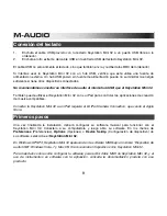 Preview for 8 page of M-Audio Keystation Mini 32 Quick Start Manual