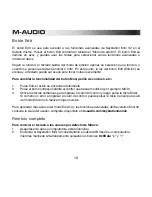 Preview for 12 page of M-Audio Keystation Mini 32 Quick Start Manual