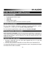 Preview for 13 page of M-Audio Keystation Mini 32 Quick Start Manual