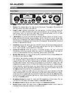 Предварительный просмотр 4 страницы M-Audio M-TRACK plus User Manual