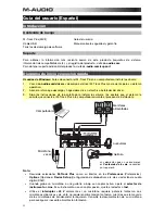 Предварительный просмотр 6 страницы M-Audio M-TRACK plus User Manual