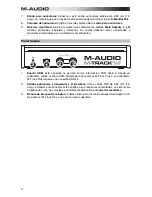 Предварительный просмотр 8 страницы M-Audio M-TRACK plus User Manual