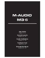 Предварительный просмотр 1 страницы M-Audio M3-6 User Manual