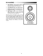 Предварительный просмотр 6 страницы M-Audio M3-6 User Manual