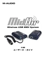 M-Audio MIDI MidAir Product Manual preview