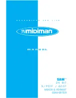 M-Audio Midiman SAM Manual preview