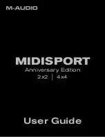 Preview for 1 page of M-Audio MIDISport 2x2 User Manual