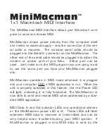 Предварительный просмотр 2 страницы M-Audio MiniMacman Manual