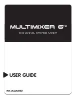 Preview for 1 page of M-Audio Mulitmixer 6 User Manual