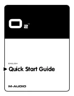M-Audio O2 Quick Start Manual preview