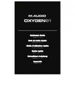 Preview for 1 page of M-Audio Oxygen 61 Quick Start Manual