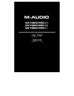 M-Audio OXYGEN PRO 25 User Manual preview