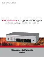 M-Audio ProFire Lightbridge Manuale Dell'Utente preview