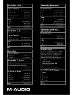 Preview for 6 page of M-Audio ProKeys 88 Quick Start Manual