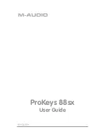 M-Audio ProKeys 88sx User Manual preview