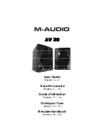 Предварительный просмотр 1 страницы M-Audio Studiophile AV 30 User Manual