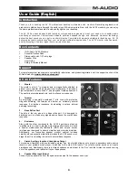 Предварительный просмотр 3 страницы M-Audio Studiophile AV 30 User Manual