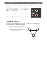 Preview for 6 page of M-Audio Studiophile AV 40 User Manual