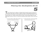 Предварительный просмотр 5 страницы M-Audio Studiophile AV20 User Manual