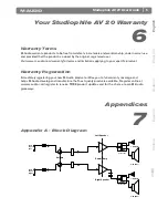 Предварительный просмотр 6 страницы M-Audio Studiophile AV20 User Manual