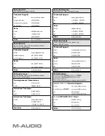 Предварительный просмотр 8 страницы M-Audio Studiophile AV20 User Manual