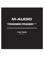 Предварительный просмотр 1 страницы M-Audio Trigger Finger Pro User Manual