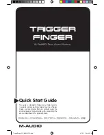 M-Audio TRIGGERFINGER Quick Start Manual preview