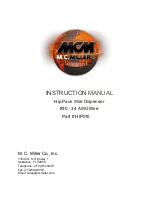 M. C. Miller Co. HlP010 Instruction Manual preview