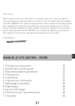 Preview for 23 page of M Confort CF 2000 User Manual