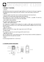 Предварительный просмотр 13 страницы M Confort E1200 User Manual