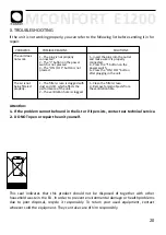 Предварительный просмотр 21 страницы M Confort E1200 User Manual