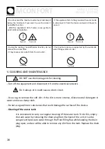 Preview for 8 page of M Confort Eolus 120 PRO User Manual