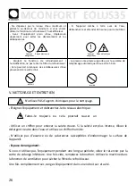 Предварительный просмотр 32 страницы M Confort Eolus 35 User Manual