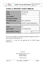 Preview for 3 page of M+D JS-MD 1C 2017 Aircraft Flight Manual