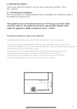 Preview for 5 page of M Design Luna Diamond 1000 RD Instructions For Installation And Use Manual