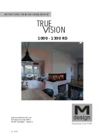 Preview for 1 page of M Design True Vision 1000 RD Instructions For Installation And Use Manual