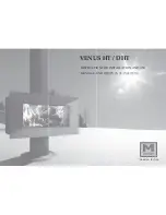 M Design VENUS DHT Instructions For Installation And Use Manual preview